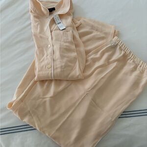 NWT J Crew Women's Easy-Luxe Eco Long-Sleeve Pajama